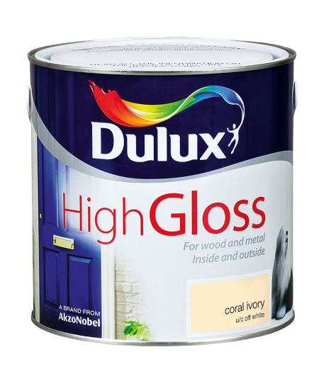 Dulux High Gloss Coral Ivory 2.5L