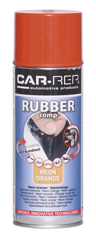 RUBBERcomp® Neon Orange Semi Gloss Rubber Coating 400ml