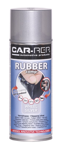 RUBBERcomp® Wheel Silver High Gloss Rubber Coating 400ml