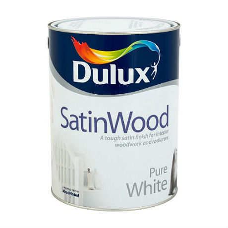 Dulux Satinwood Pure Brilliant White – 3L