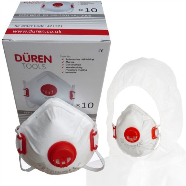 Duren Valved Respirator (FFP2) Pk.10