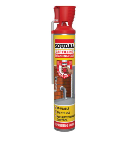 Soudal Gap Filling Expanding Genius Foam Gun – 750ML