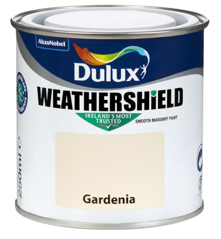 Dulux Weathershield Smooth Masonry Paint, Gardenia – 250ml