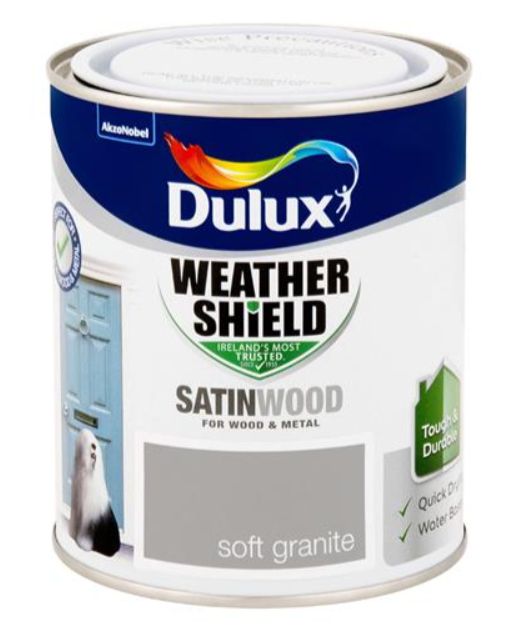 Dulux Weathershield Exterior Satinwood Soft Granite – 750ml