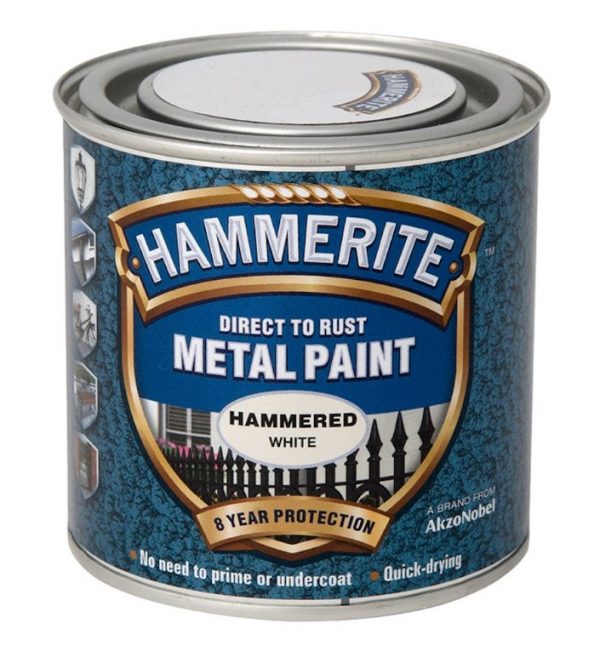 Hammerite Hammered White – 750ml