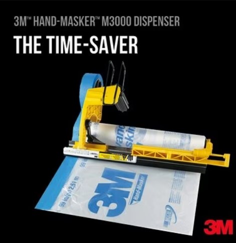 3M™ AMF99 PROMO PACK incl 8 rolls 251cm x 27,4m Film + M3000 Hand-Masker™ **FREE