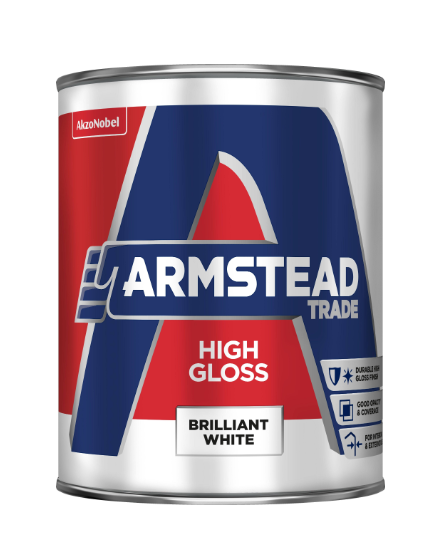 Armstead Trade High Gloss Brilliant White 1L