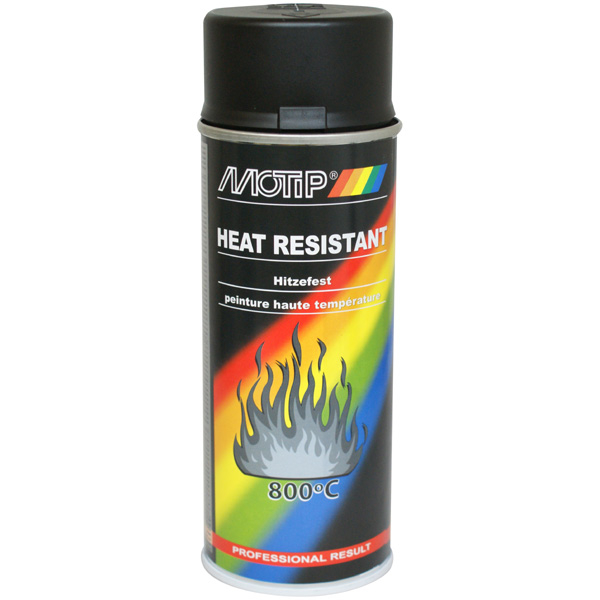 MOTIP© Heat Resistant 800°C Black Spray 400ml