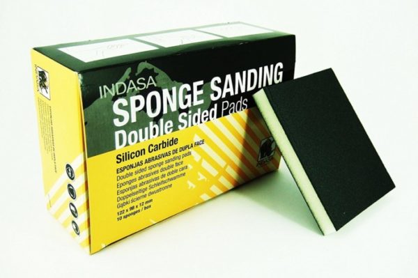 Indasa Double Sided Sanding Sponge – 98 x 122mm –  P.240