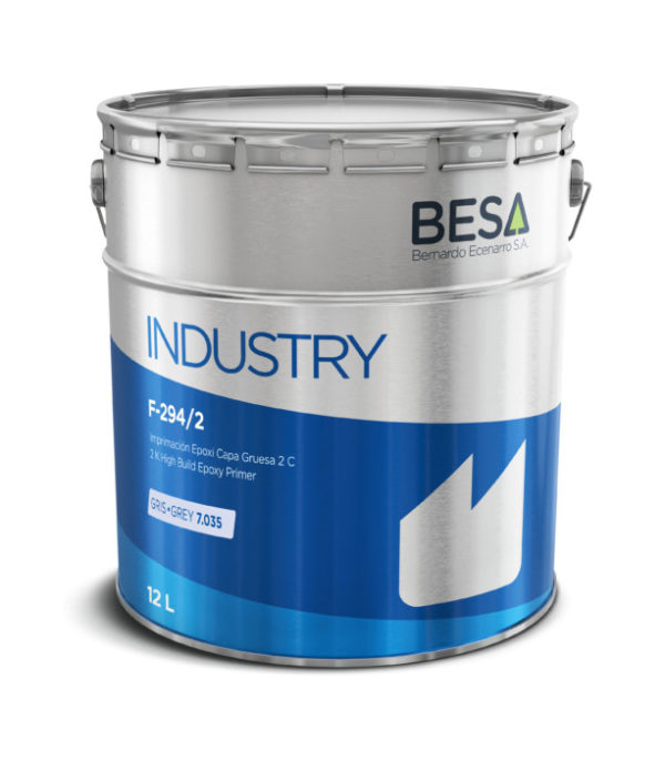 F-294 2K Hi-Build Zinc Phosphate Epoxy Grey Primer 12lt.