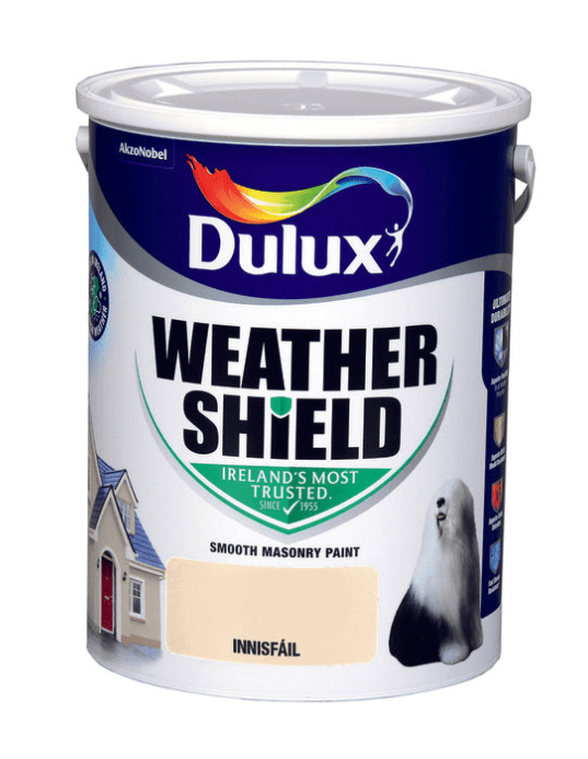 Dulux Weathershield Smooth Masonry Paint, Innisfail – 5L