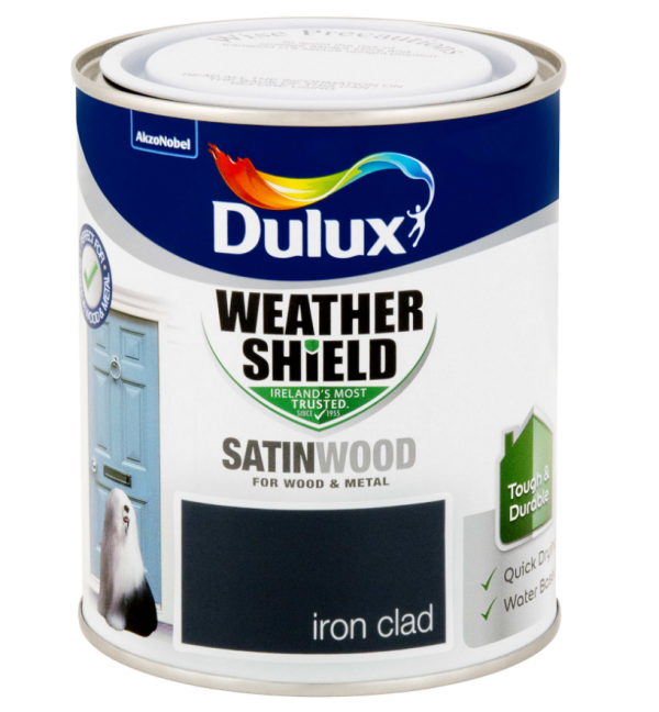 Dulux Weathershield Exterior Satinwood Iron Clad 2.5L