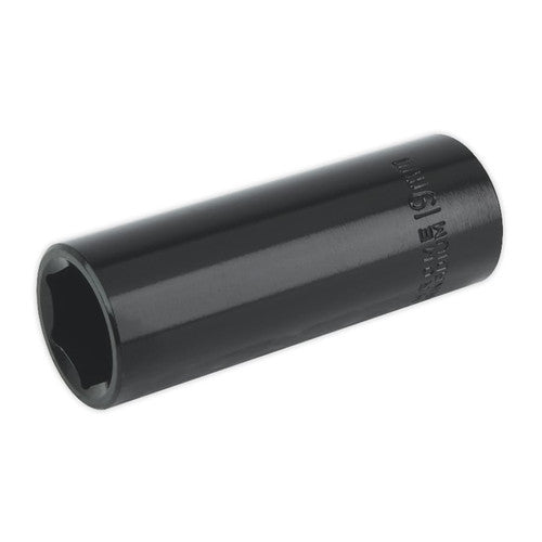 SEALEY IMPACT SOCKET 19MM DEEP 1/2" SQ DRIVE