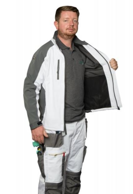 Axus S-Tex Jacket Bright White & Grey