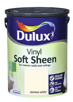 Dulux Vinyl Soft Sheen Jasmine White 5L