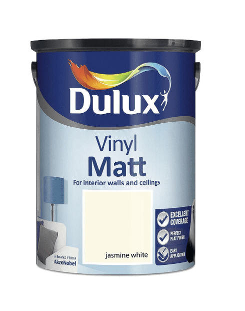 Dulux Vinyl Matt Jasmine White 5L