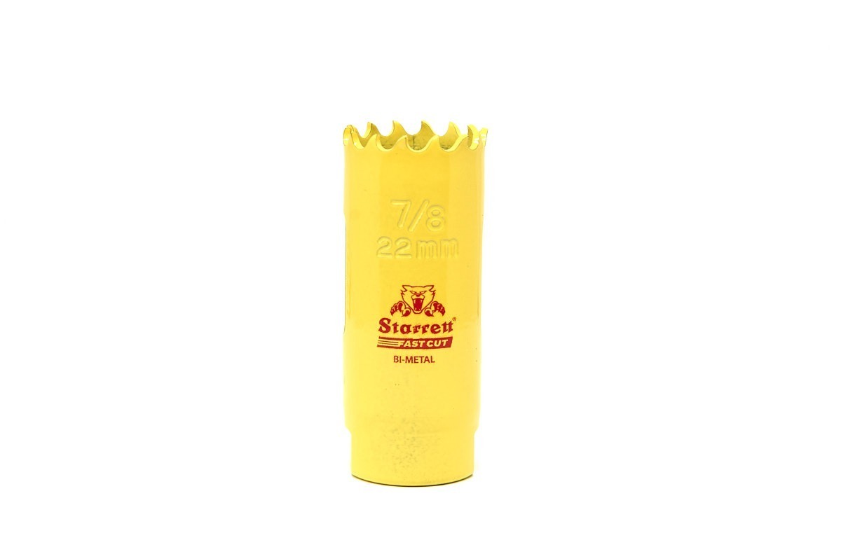 STARRETT FAST CUT 22MM BI-METAL HOLESAW
