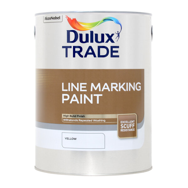 Dulux Trade Line Marking Paint Yellow 5L