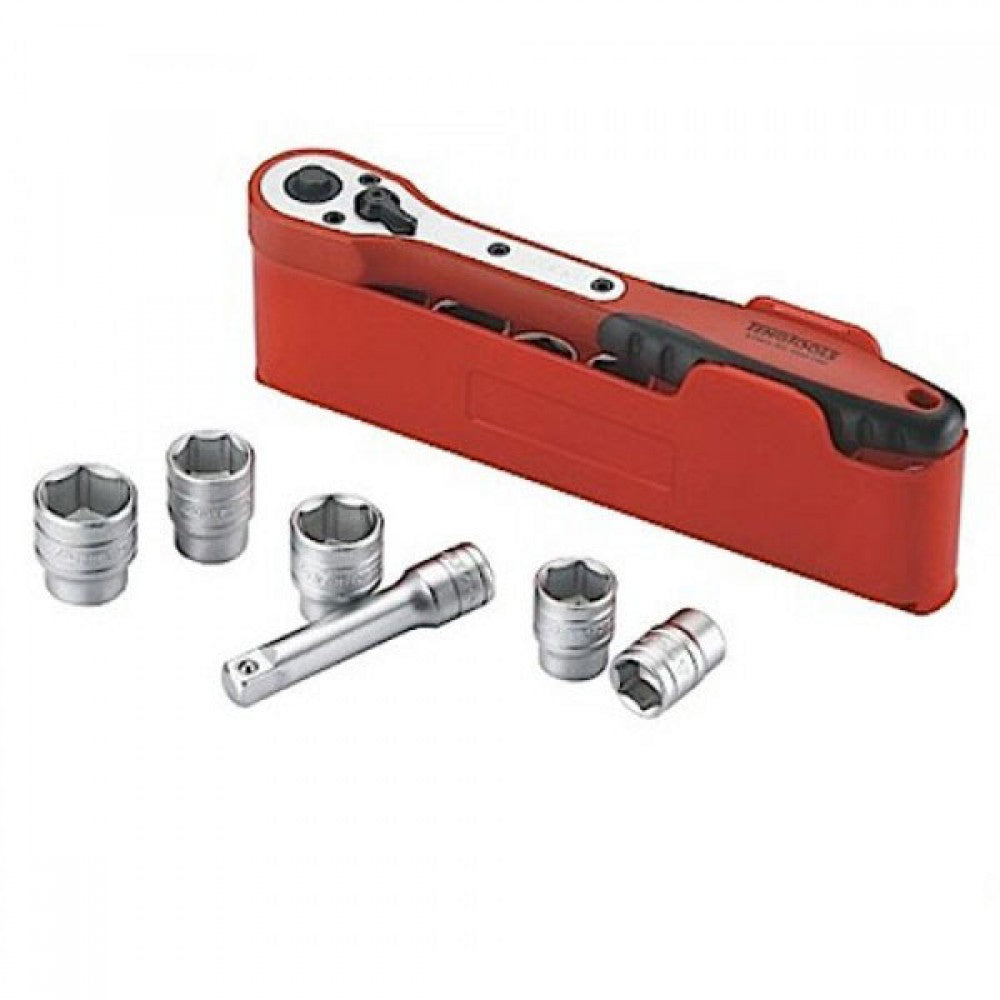 Teng Tools 1/4" Socket Set 6 pt 13 Pieces - M1413N1