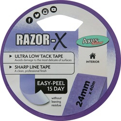 Razor-X Ultra Low Tack Tape – 36mm x 40m