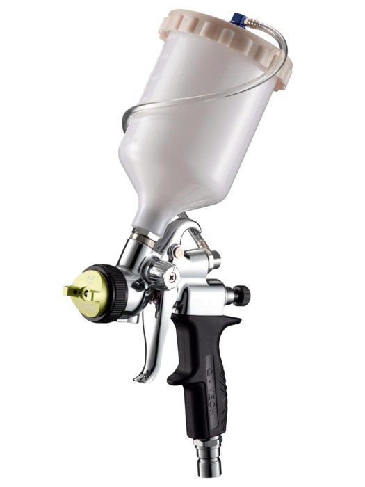 QTech5® HVLP Gravity feed spray Gun (5 Stage)