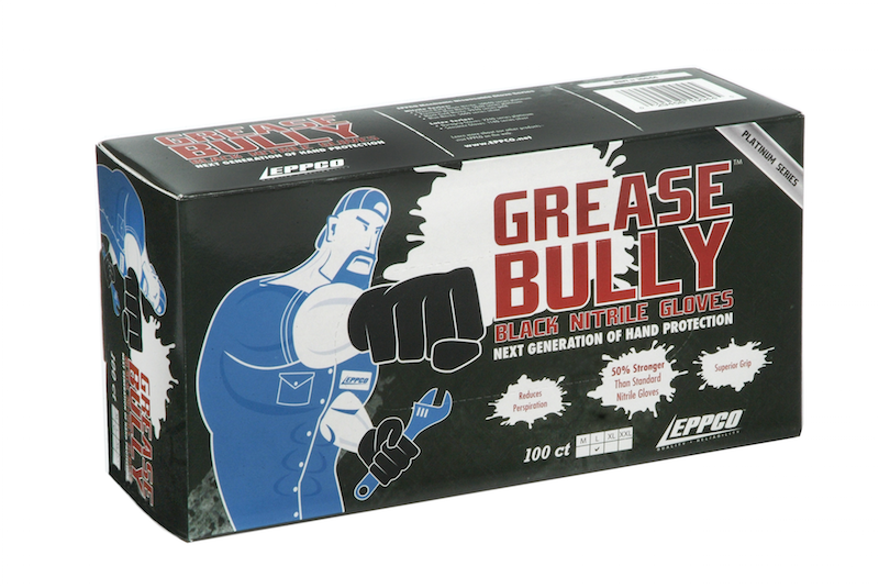 Bold Black Nitrile Gloves