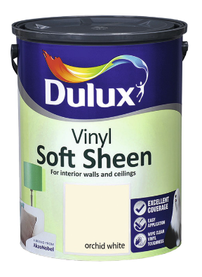 Dulux Vinyl Soft Sheen Orchid White 5L