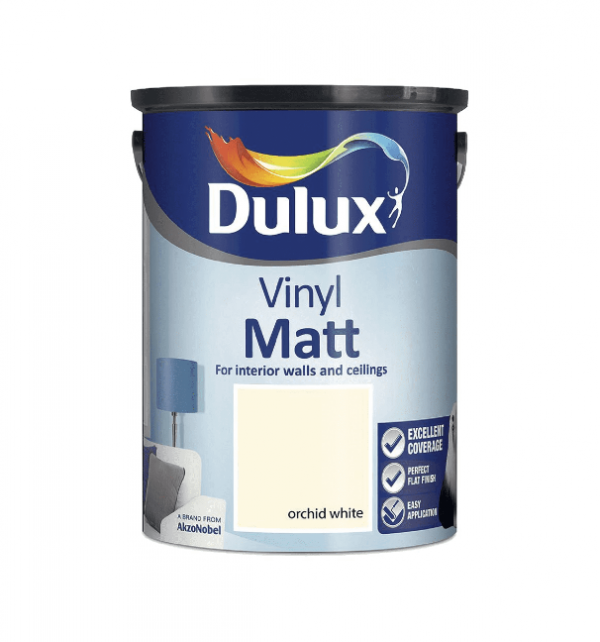 Dulux Vinyl Matt Orchid White 5L