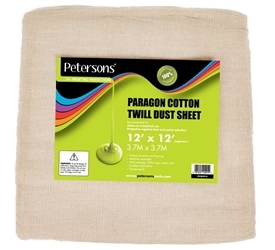 Paragon Cotton Twill Dust Sheet 12 x 12ft