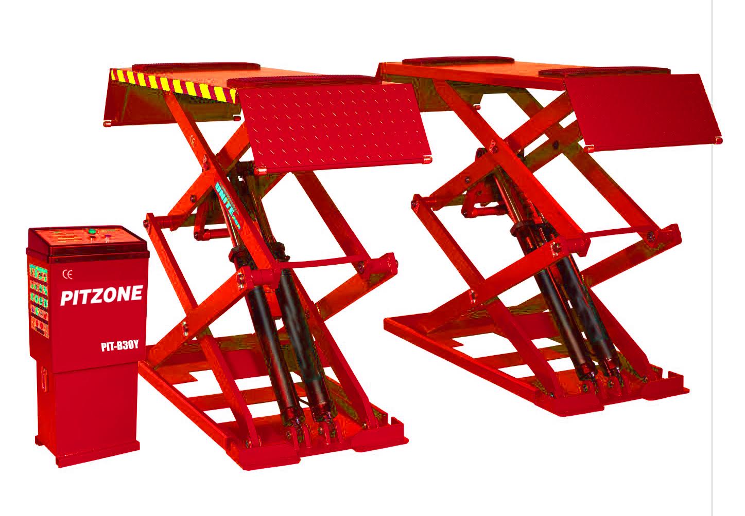 Pitzone Full Hight Surface Mounted Scissor Lift 3Ton