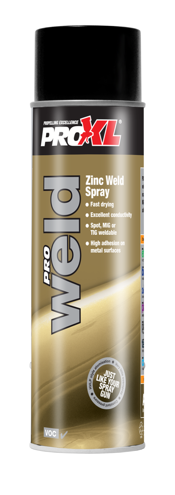 ProXL Weld Thru Zinc Primer Grey – 500ml