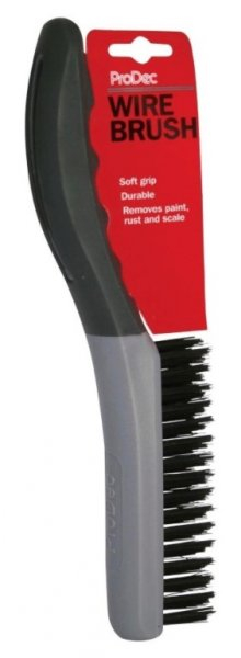 ProDec Soft Grip Wire Brush – 10″