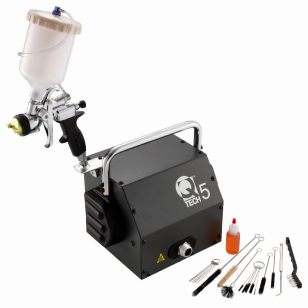 QTech® (5 Stage) HVLP Turbine Spray System Gravity Feed – 240 Volt