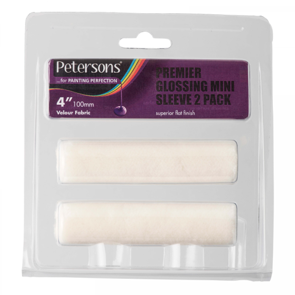 Petersons Premier Glossing Mini Sleeve 5mm 4 inch Twin Pack