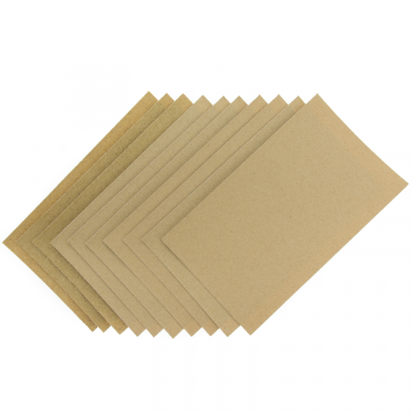 Coral Essentials Assorted Sandpaper Sheets 10 Piece