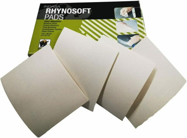 INDASA Rhynosoft Hand Sanding Abrasive Pads (115 x 140mm) Pk.20 – P.180