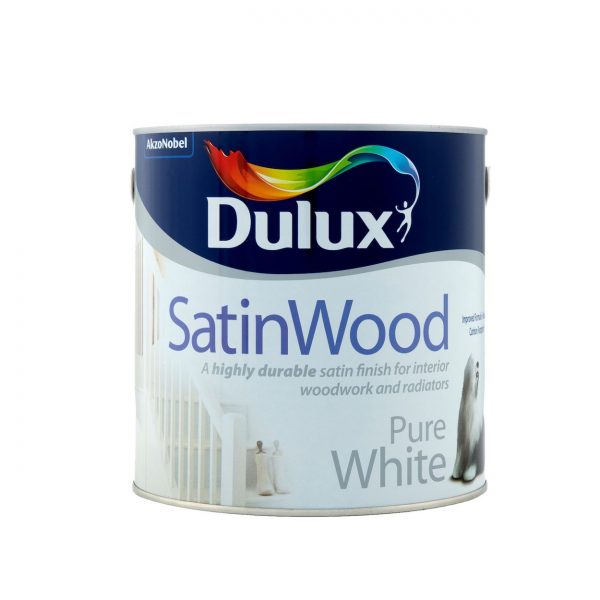 Dulux Satinwood Pure White – 2.5L