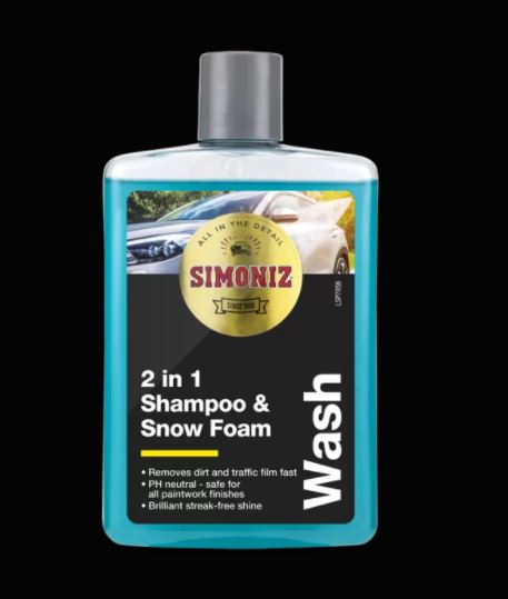 Simoniz 2 in 1 Shampoo & Snow Foam 475ML