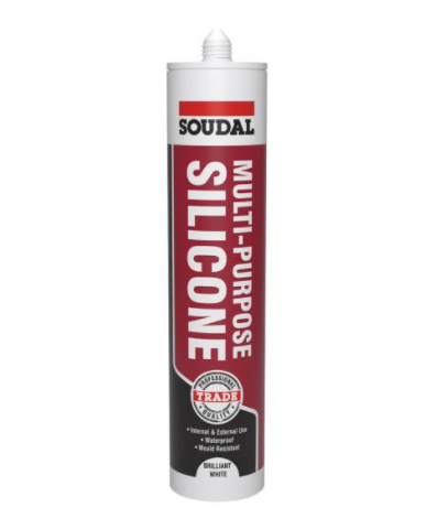 Soudal Trade White Multi-Purpose Silicone – 270ML