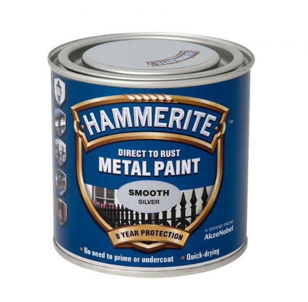 Hammerite Smooth Silver – 250ml