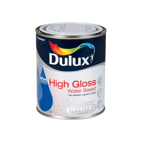 Dulux Stay White High Gloss Pure Brilliant White 750ml