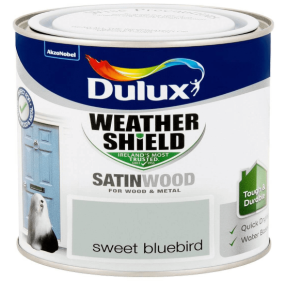 Dulux Weathershield Exterior Satinwood Sweet Bluebird – 750ml