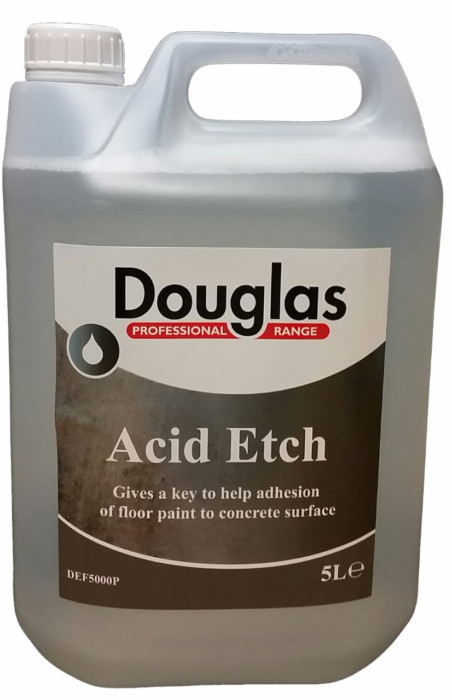 Douglas Acid Etch Concrete Floor Preparation Liquid – 5LTR