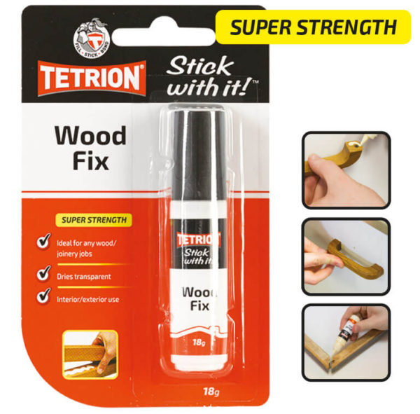 TETRION® Wood Fix Super Strong Adhesive Glue 18gms