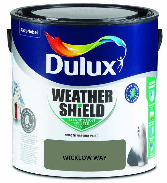 Dulux Weathershield Smooth Masonry Paint, Wicklow Way – 2.5L