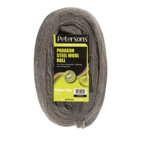 Petersons® Paragon Steel Wool Roll Super Fine Grade – 225g