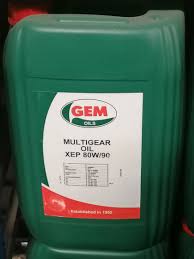 GEM MULTI GEAR OIL XEP 80W90 20LTRS 