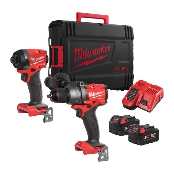 Milwaukee M18FPP2A3-502X Gen 4 Fuel Brushless Twin Kit (2x5Ah)