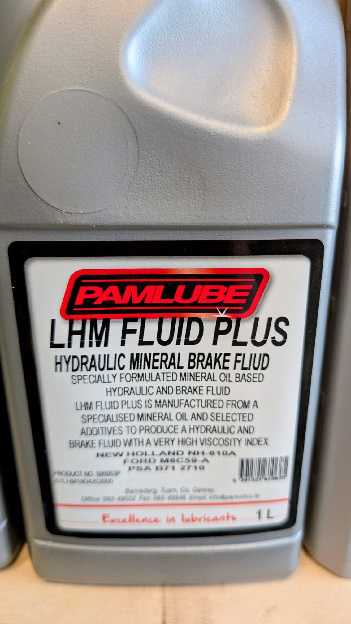 Pamlube LHM Fluid Plus (1ltr)