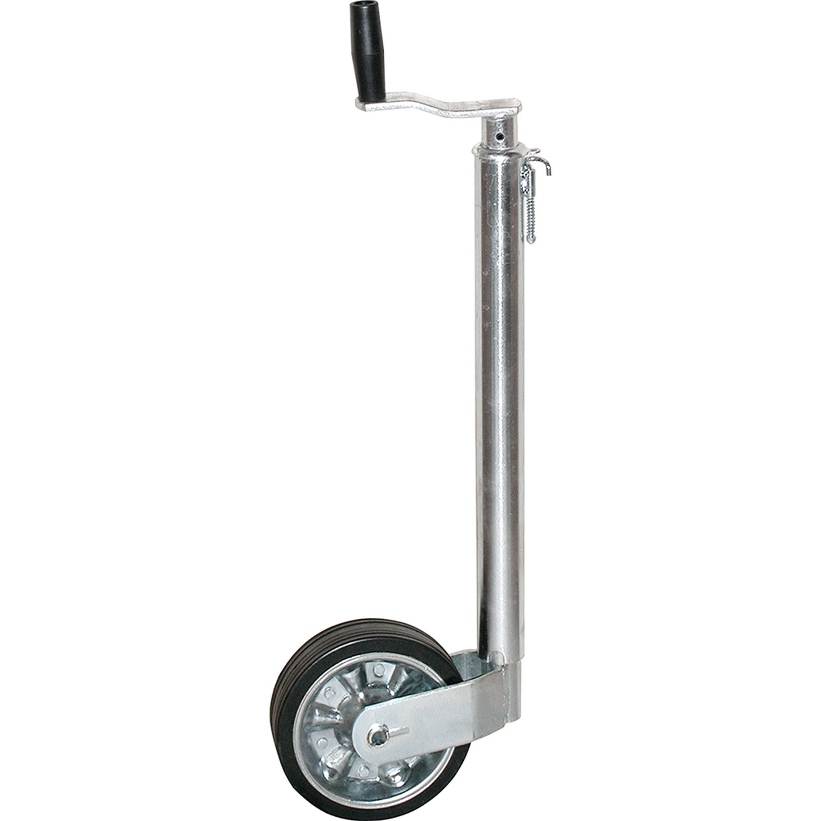 Heavy Duty Jockey Wheel 48mm C/W Solid Rubber Tyre & Steel Rim (10173)